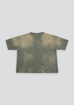 Potassium Sun Washed Distressed T-Shirt — Olive